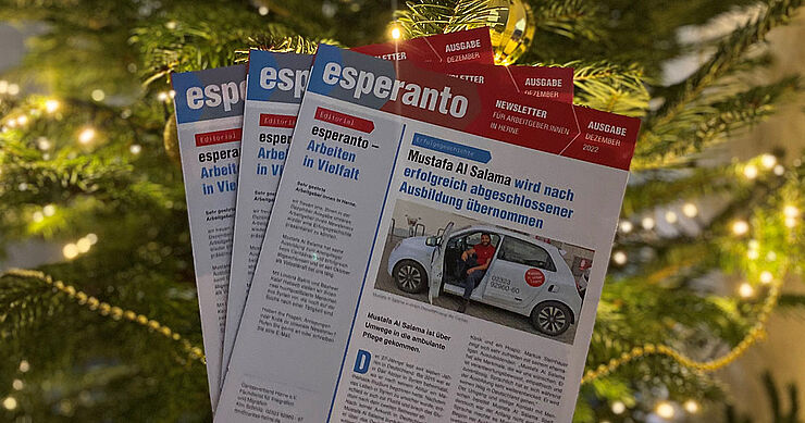 Aktueller "esperanto"-Newsletter Dezember 2022